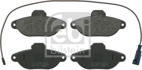 Brake Pad Set, disc brake 16084