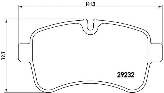 Brake Pad Set, disc brake PRIME LINE PA6027