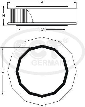 Filter air SB2058 - image 4