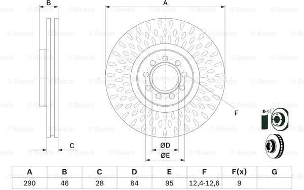 Brake Disc 0986479718 - image 6
