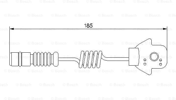 Warning Contact, brake pad wear 1987474963 - image 2