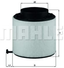 Filter air LX2092D - image 2