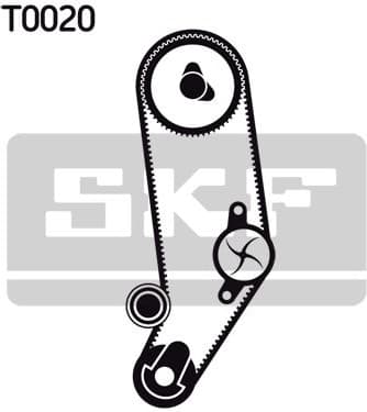 Water Pump & Timing Belt Kit VKMC 01031 - image 2