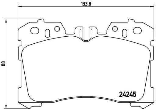 Brake Pad Set, disc brake PRIME LINE P83075
