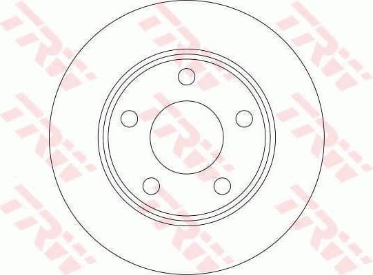 Brake discs kit rear, (2pcs), Top Quality DF4126 - image 3