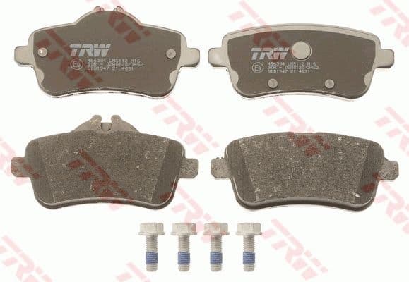 Brake pads rear, Top Quality GDB1947 - image 2