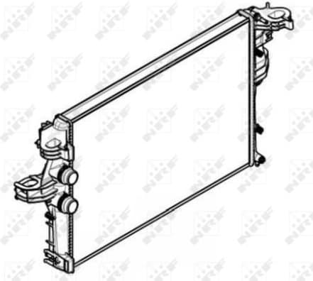 Radiator, engine cooling 58430