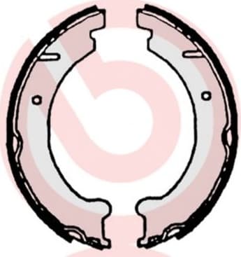 Brake Shoe Set, parking brake ESSENTIAL LINE S86509