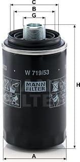 Oil Filter W719/53
