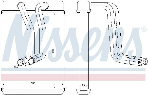 Heat Exchanger, interior heating 77634