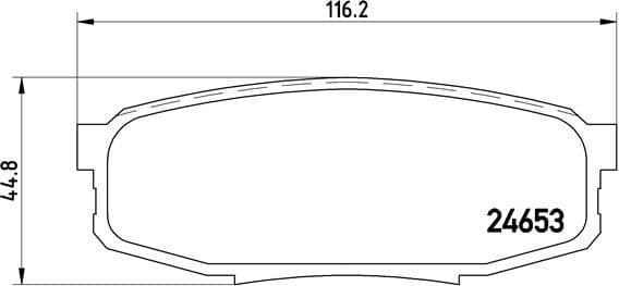 Brake Pad Set, disc brake PRIME LINE P83098