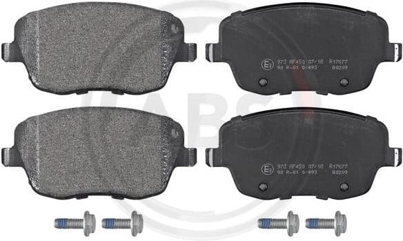 Brake Pad Set, disc brake 37241