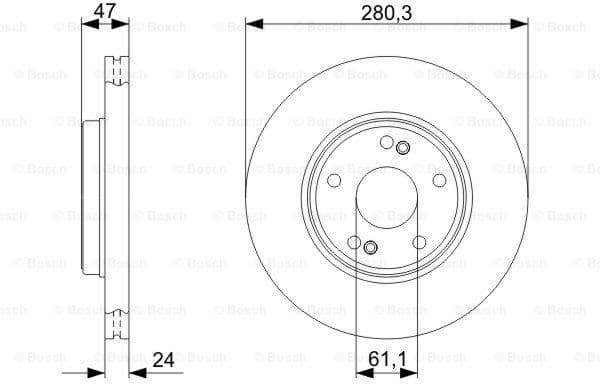 Brake Disc 0986479743