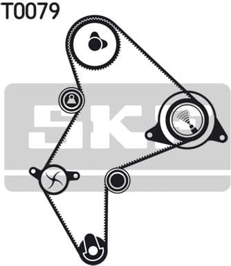 Water Pump & Timing Belt Kit VKMC 03251 - image 2