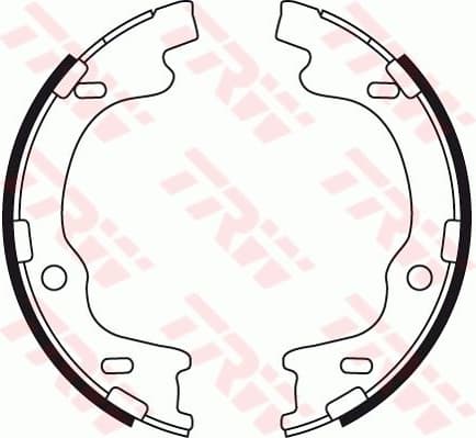 Brake shoes handbrake, Top Quality GS8757 - image 2