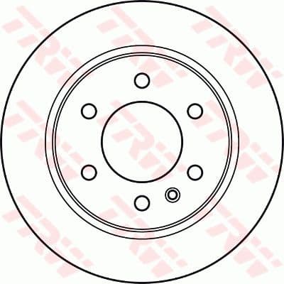 Brake disc, 1pcs REAR, Top Quality DF4823S - image 3