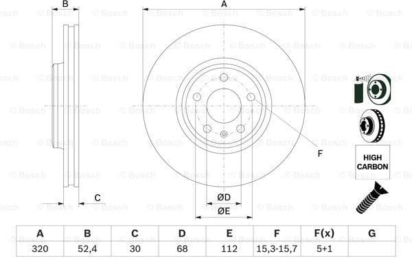 Brake Disc 0986479468 - image 5