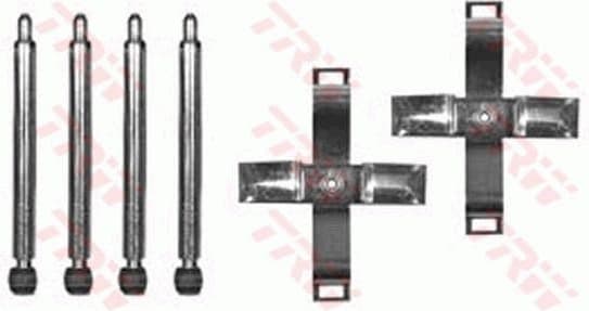 Accessory Kit, disc brake pad PFK387