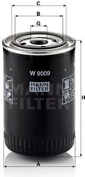Oil Filter W9009
