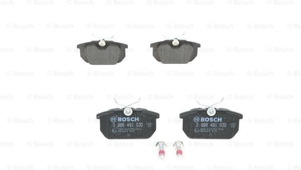Brake Pad Set, disc brake 0986491030