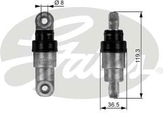 Vibration Damper, V-ribbed belt DriveAlign™ T38218