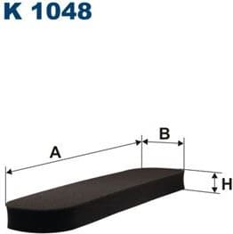 Filter, cabin air K1048