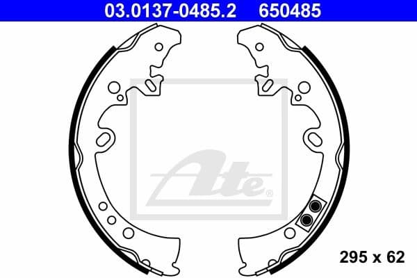 Brake Shoe Set 03.0137-0485.2