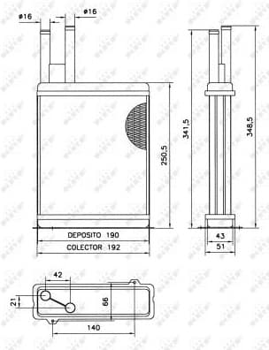 Heat Exchanger, interior heating 52066