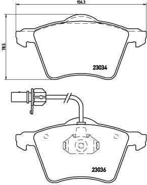 Brake Pad Set, disc brake PRIME LINE P85052
