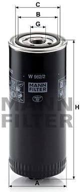 Oil Filter W962/2