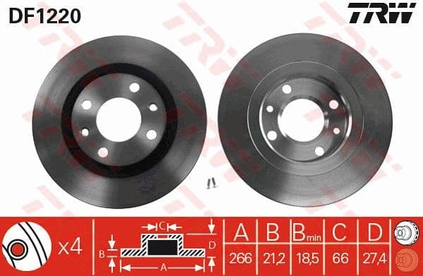 Brake Disc DF1220