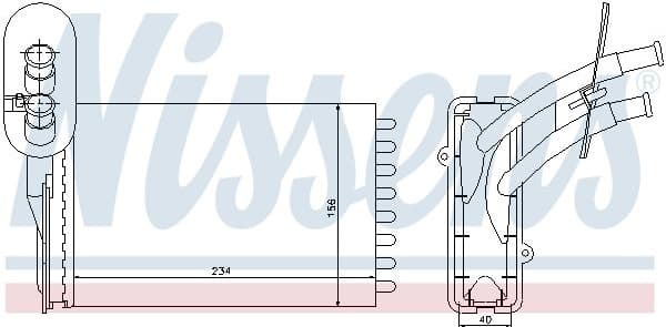 Heat Exchanger, interior heating 73961