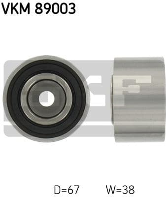 Deflection Pulley/Guide Pulley, timing belt VKM 89003