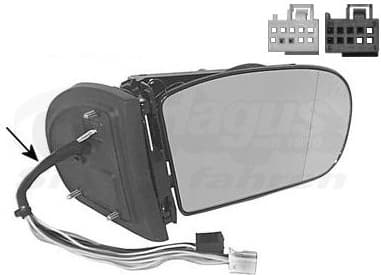 Exterior Mirror * HAGUS * 3032858 - image 2