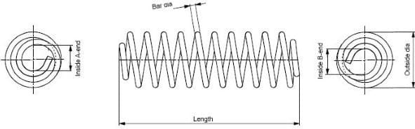 Suspension Spring MONROE SPRINGS SP3828