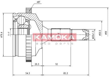 Joint Kit, drive shaft 7146