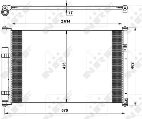 Condenser, air conditioning EASY FIT 35769