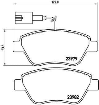 Brake Pad Set, disc brake PRIME LINE P23140