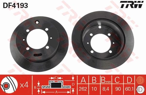 Brake Disc DF4193