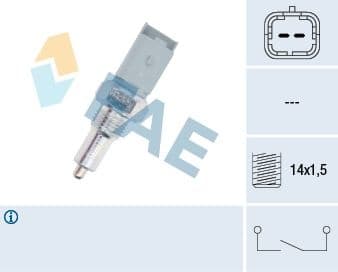 Switch, reverse light 40492
