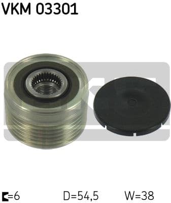 Alternator Freewheel Clutch VKM 03301