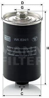 Fuel Filter WK834/1