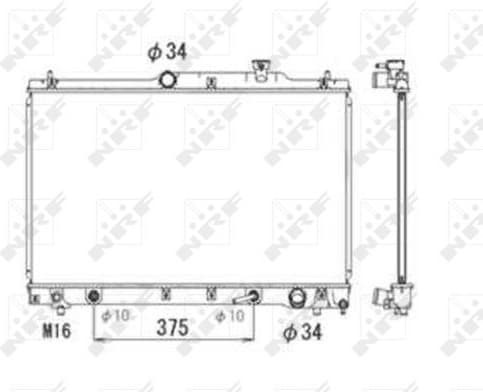 Radiator, engine cooling 53705 - image 2