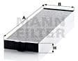 Filter, cabin air CUK5258