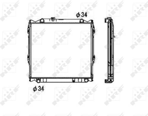 Radiator, engine cooling 53708 - image 2