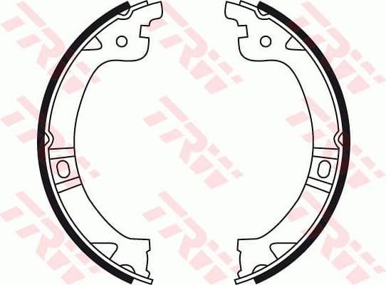 Brake shoes handbrake, Top Quality GS8759 - image 2