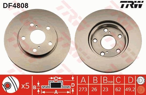 Brake Disc DF4808