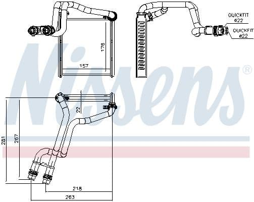 Heat Exchanger, interior heating 73942 - image 2
