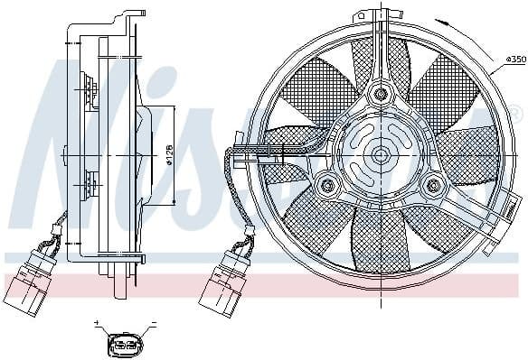 Fan, engine cooling 85547