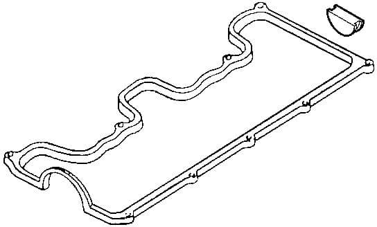 Gasket Set, cylinder head cover 257.600